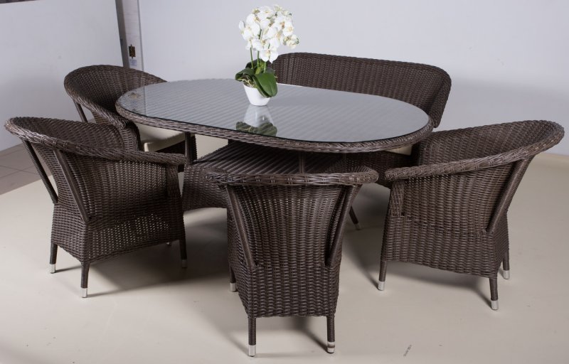 Artificial rattan furniture kit