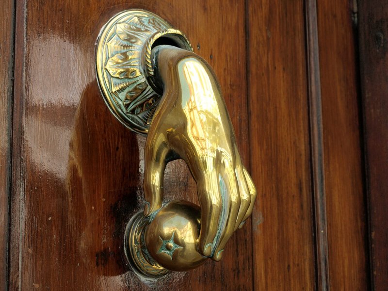 Unusual door handles