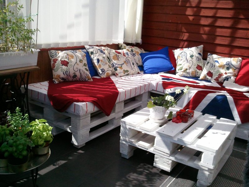 From pallets furniture