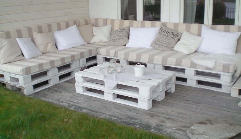 From pallets furniture