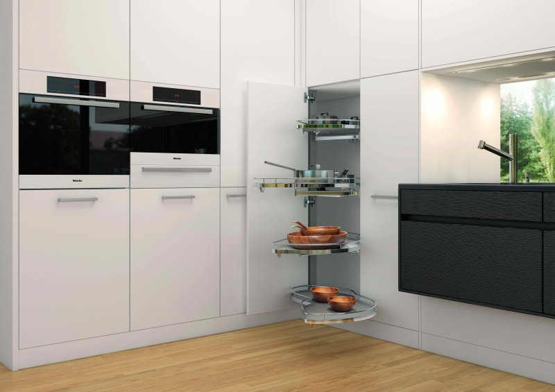 Kitchens with hidden handles