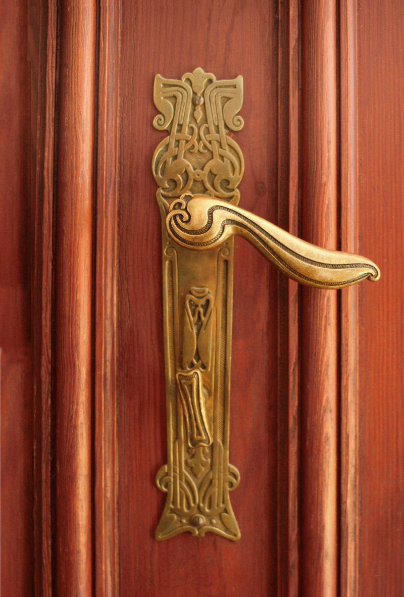 Door handles art deco