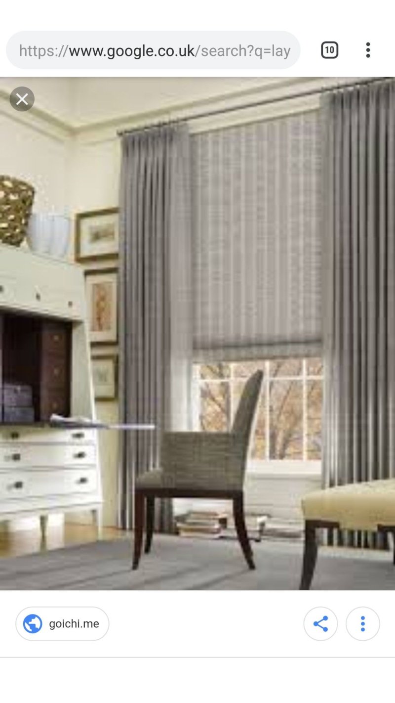 Roman curtains design