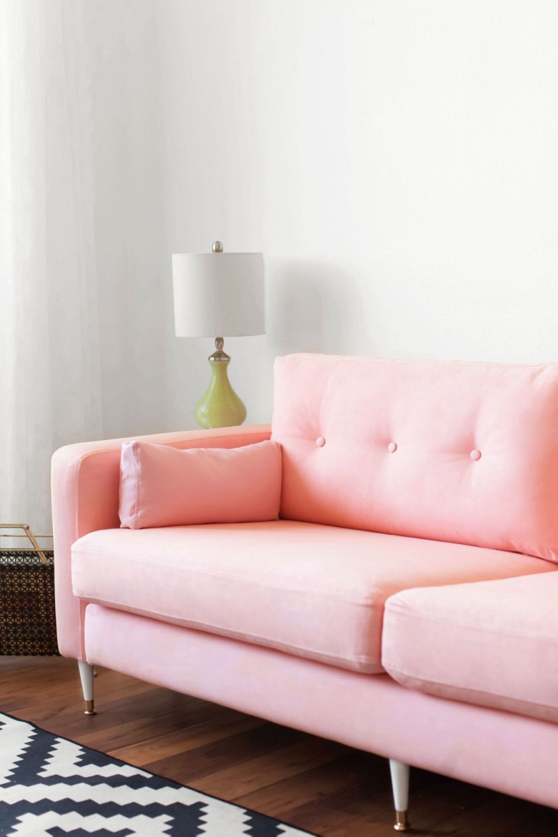 Pink sofa