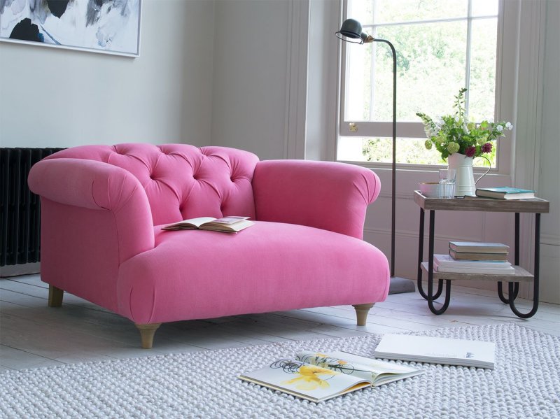 Pink sofa