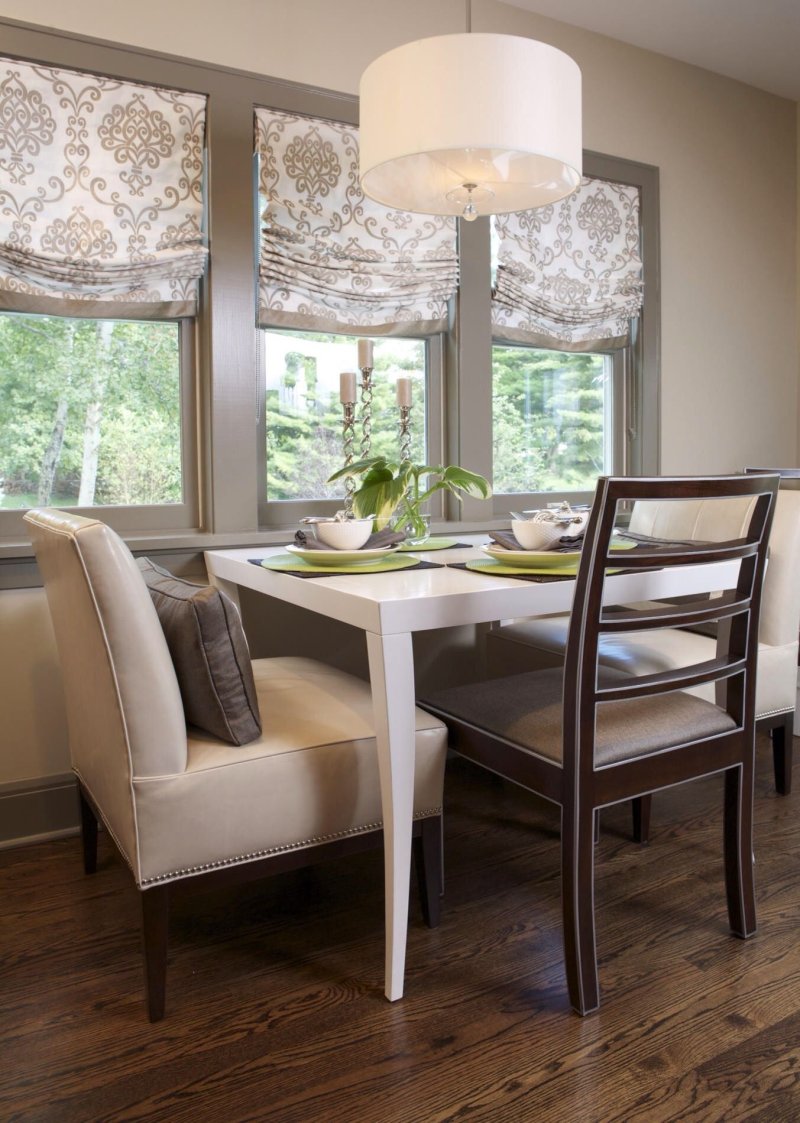 Dining table by the window