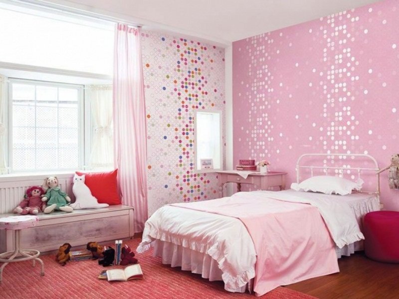 Pink room for girls