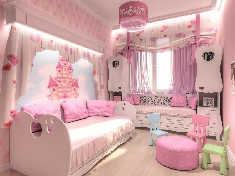 Room for girls design interior