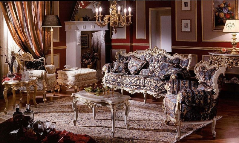 Rococo style in the interior