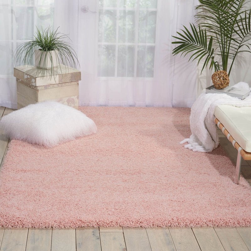 Soft pink carpet