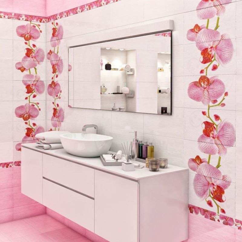 Tiles Fiori Orchid