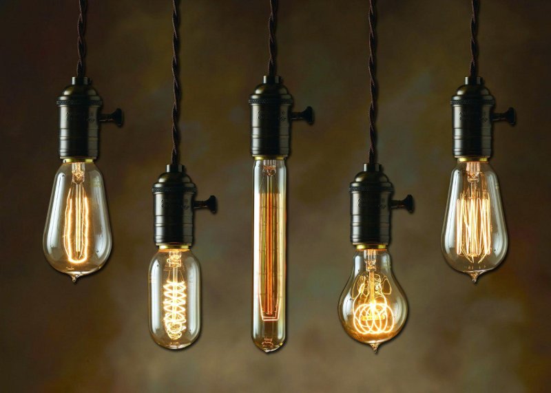 Retro Edison lamps