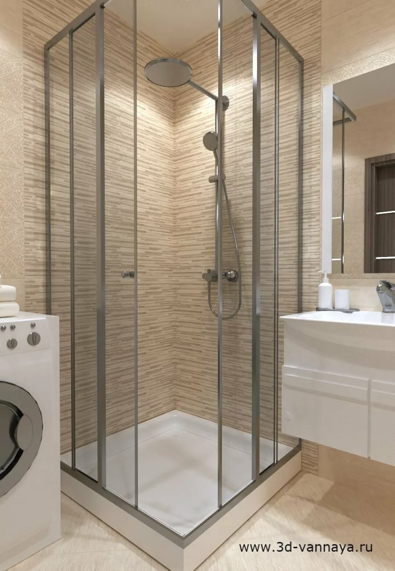 Bathroom design with shower