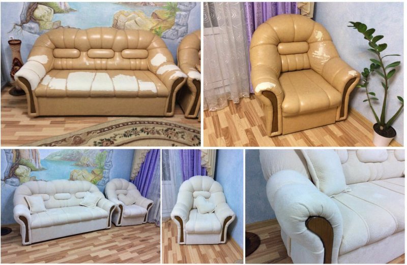 Upholstery of upholstered furniture