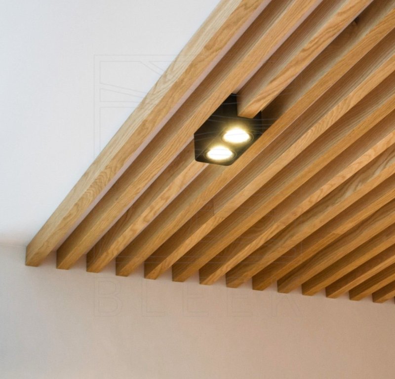 Ceiling from wooden