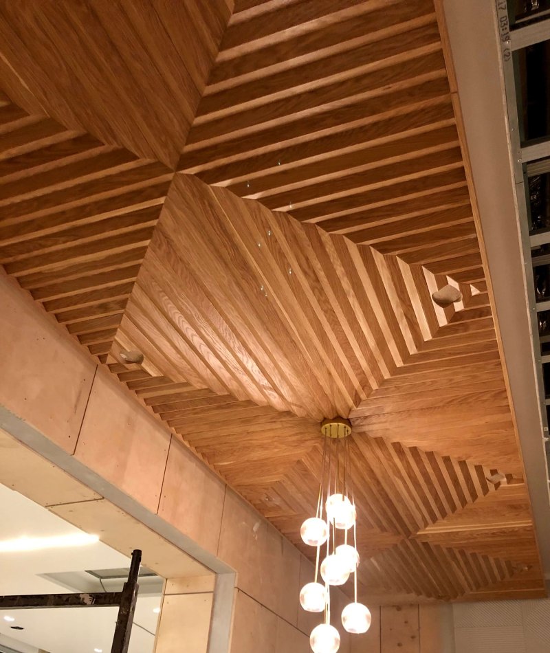 Wood ceiling