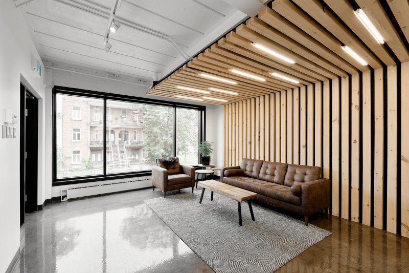 Plywood ceiling loft