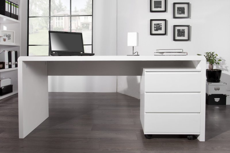 Ikea Malm Written White table