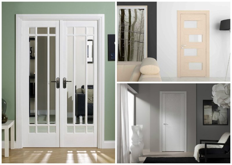 Interior double doors