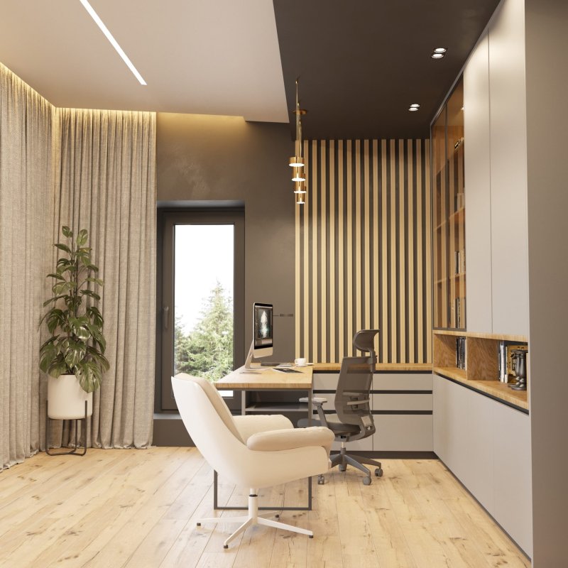 Office in modern style