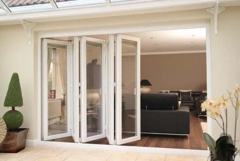 Glass sliding doors