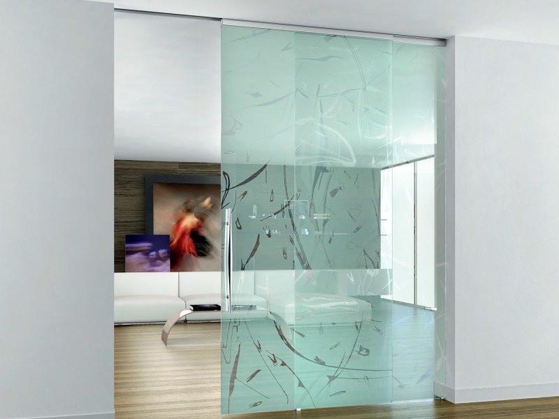 Glass sliding doors