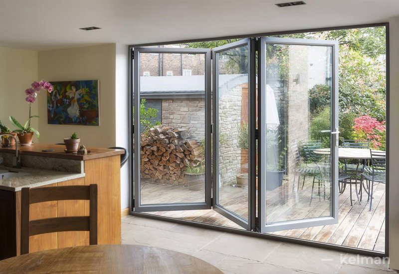 Sliding glass doors