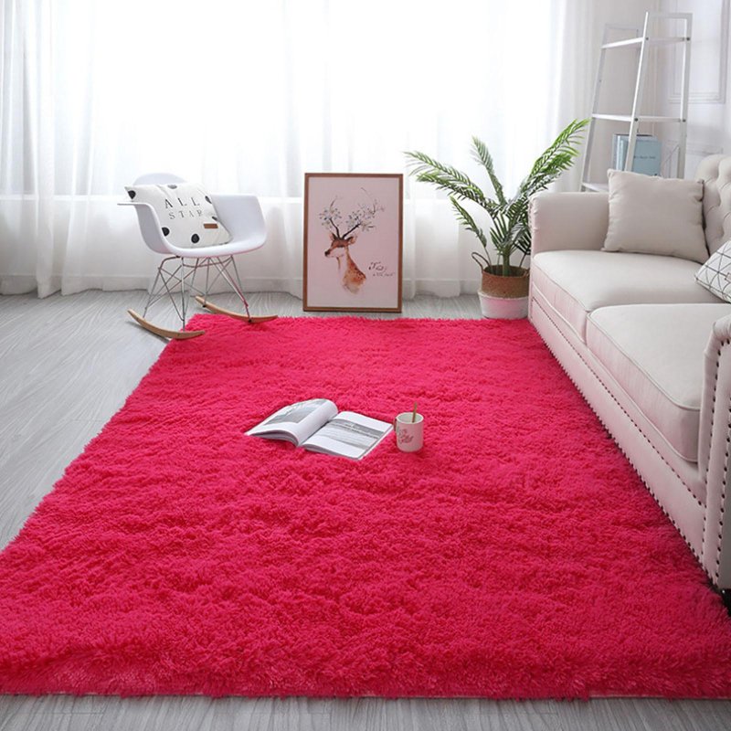 Soft carpet with a long pile