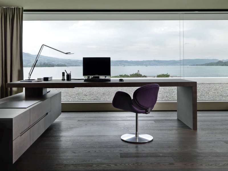 A desk in a minimalist style