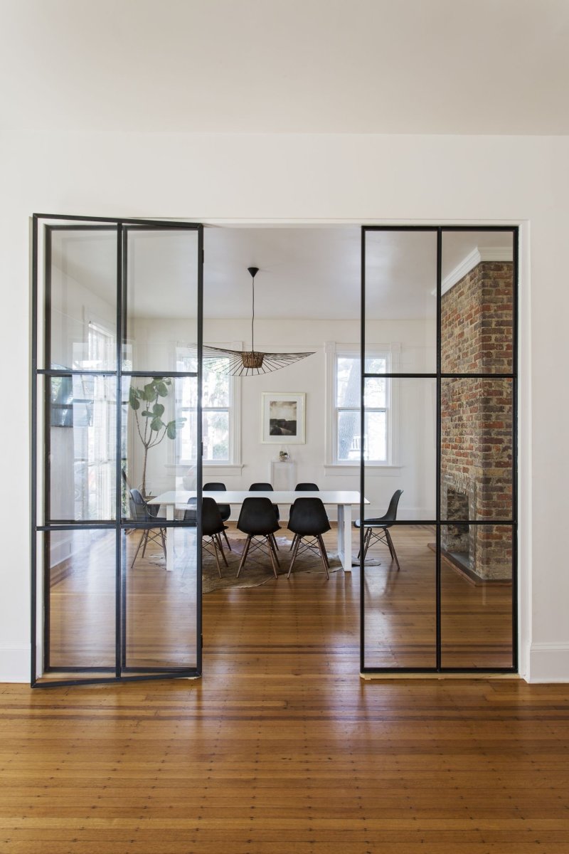 Glass partitions