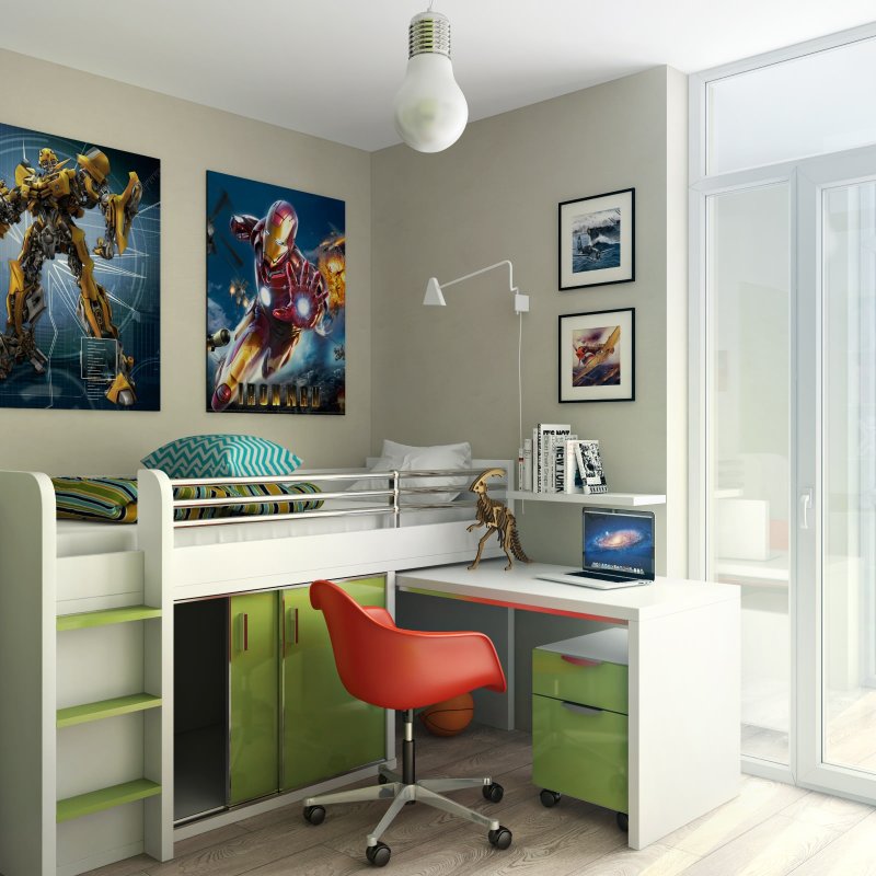 Children s room design for a boy