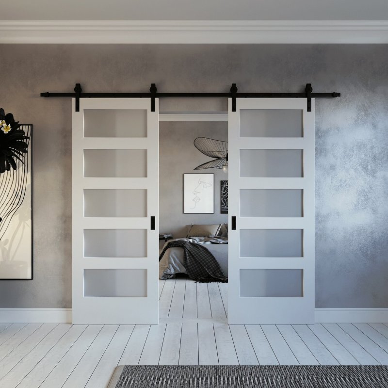 Sliding interior doors