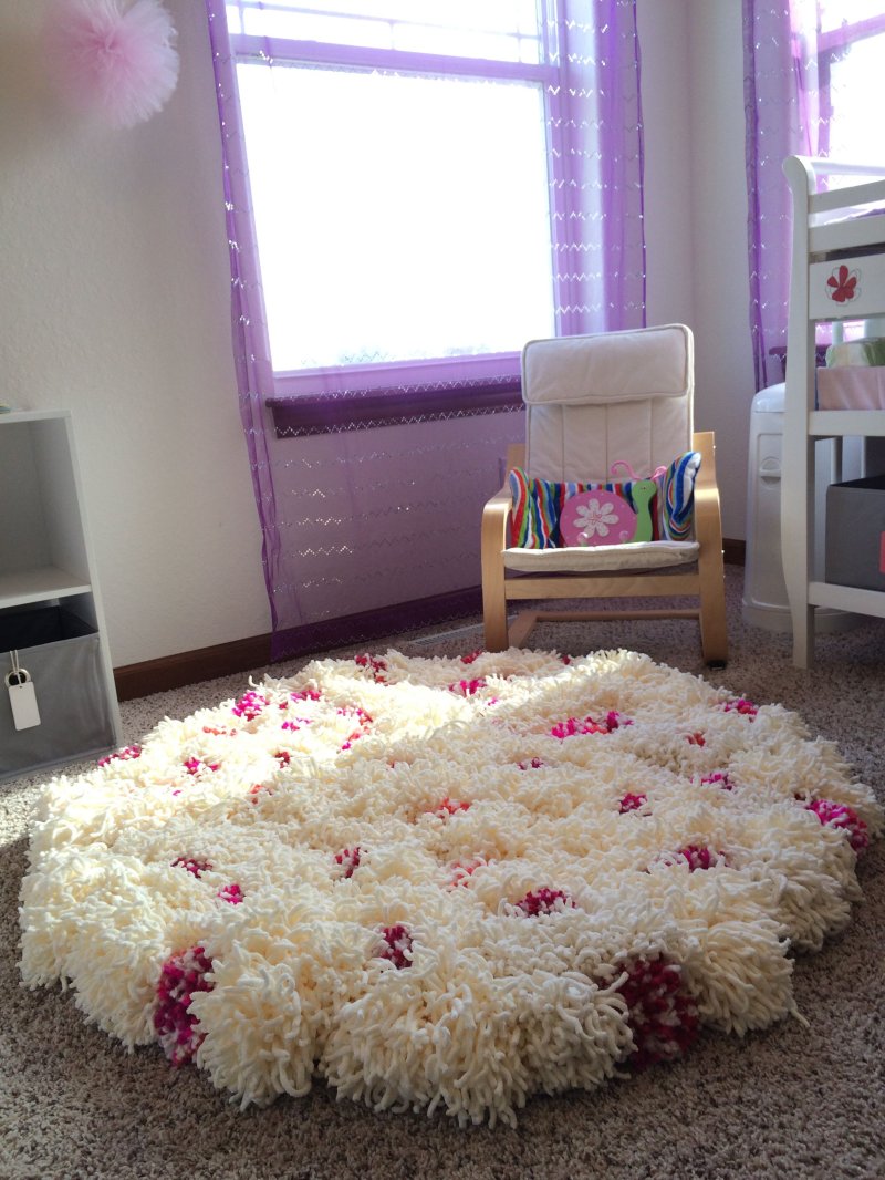 Pompons rug