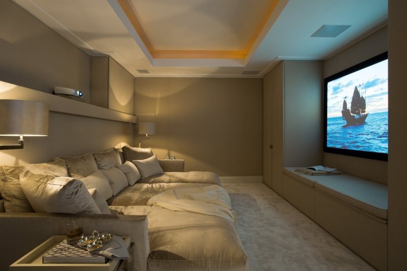 Bedroom design with TV