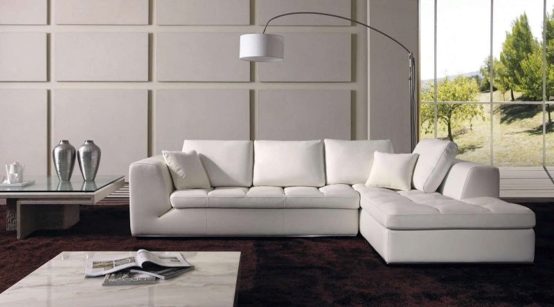 Modular sofas for the living room in a modern style