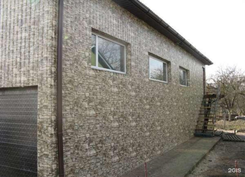 Corrugated board for the walls of the house