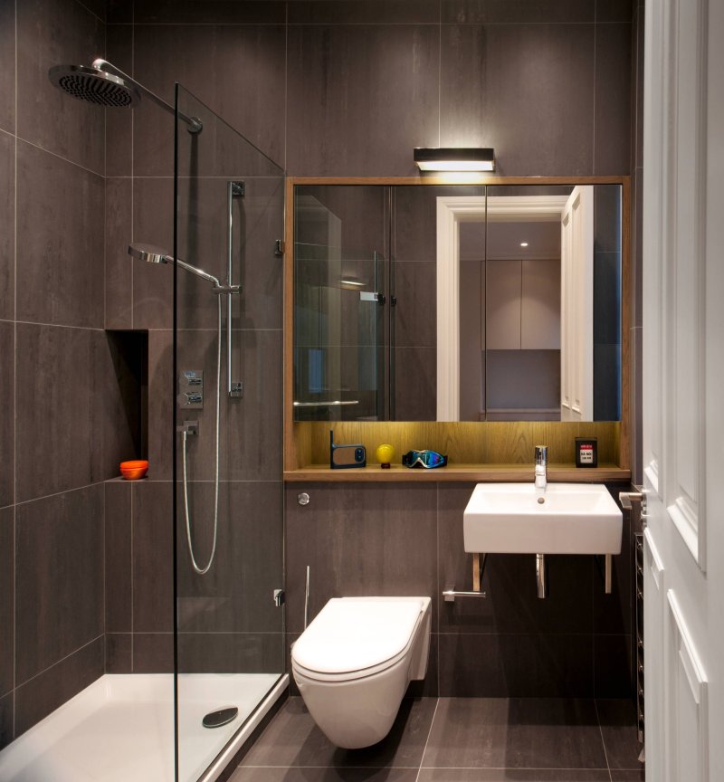 Design of a small bathroom