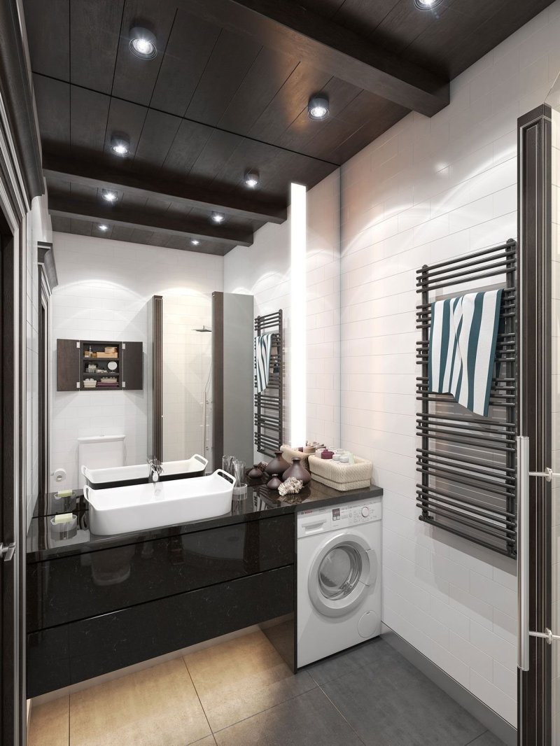 Bathroom design in a modern style