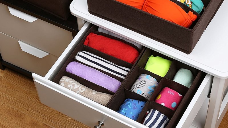 Organizers for storing things in the closet