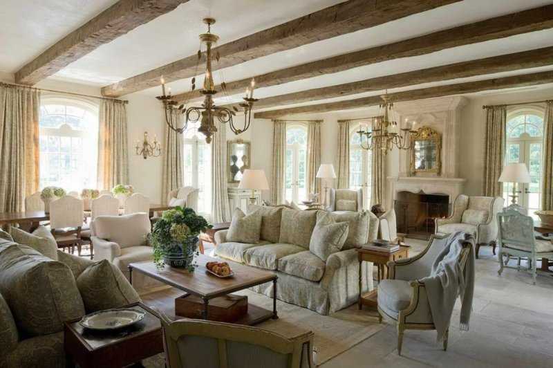 Provence style in the interior of a country house