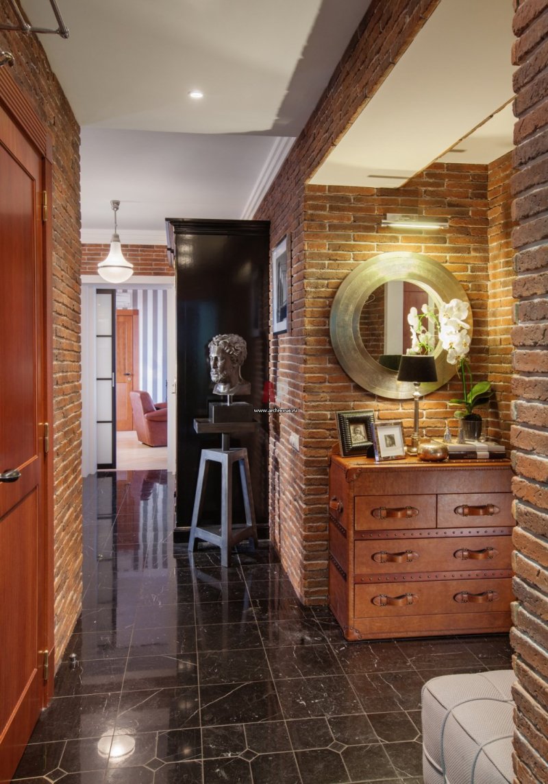 Loft -style hallway interior