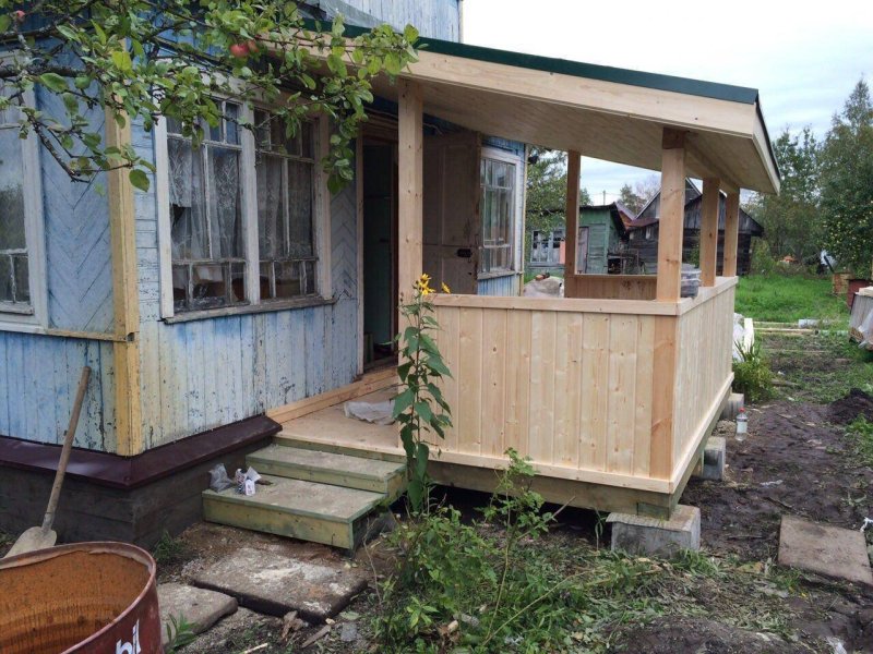 Annex veranda to a country house