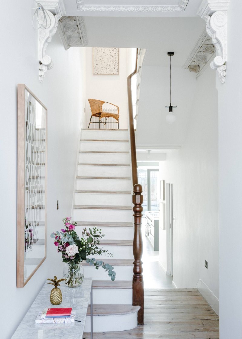 Decorative staircase in the interior