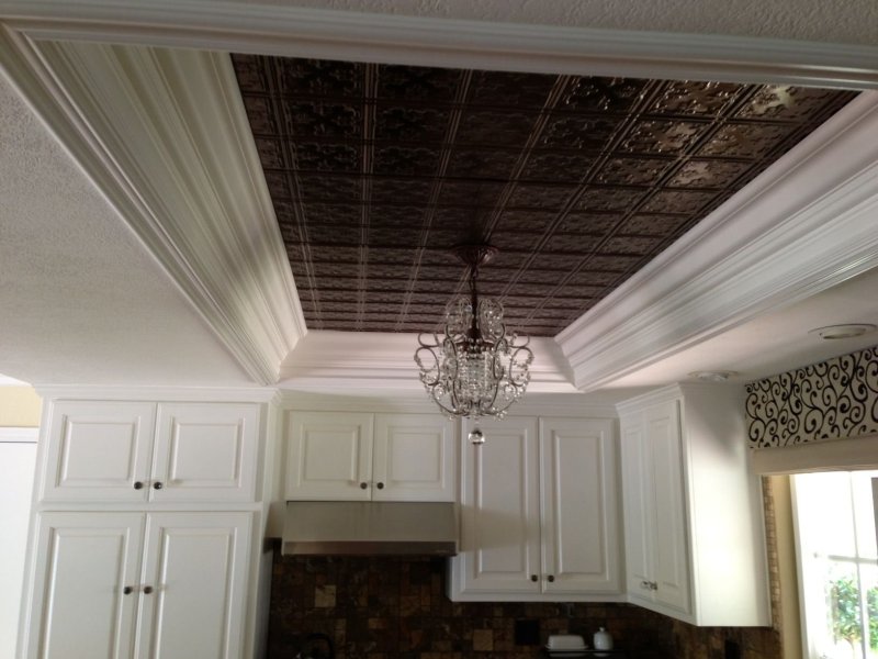 Ceiling panels for the kitchen