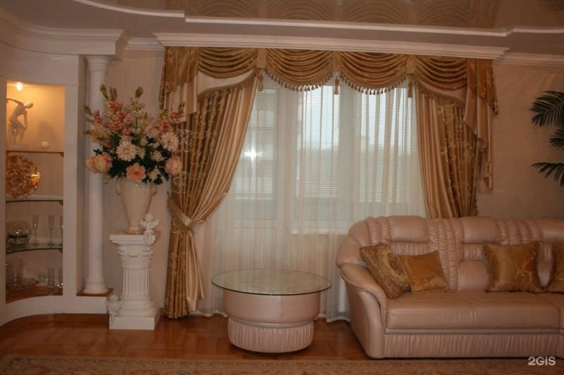 Design of curtains for living rooms