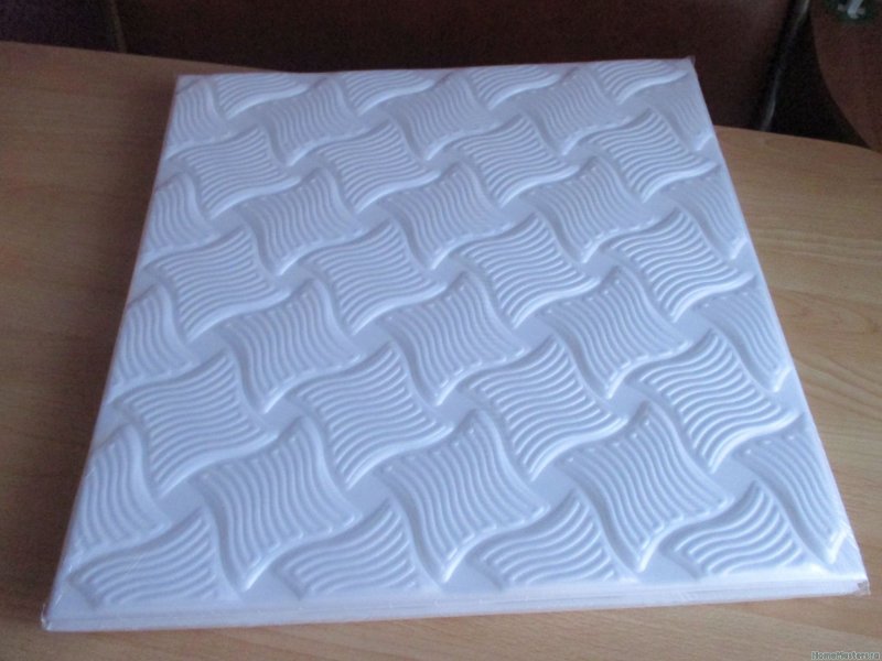 Ceiling tile is wave