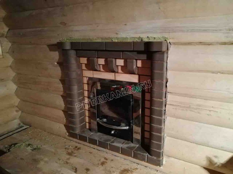 Hephaestus stove lining with brick