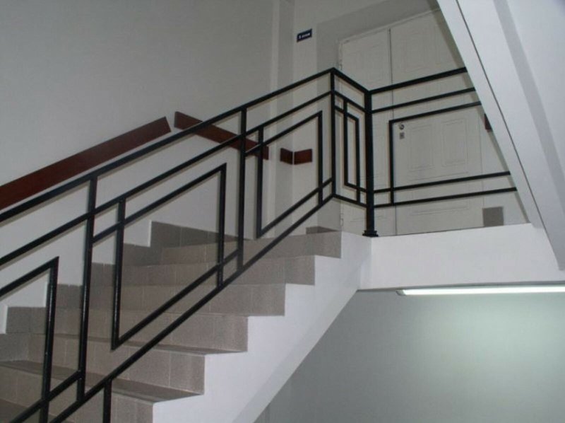 Metal stairs