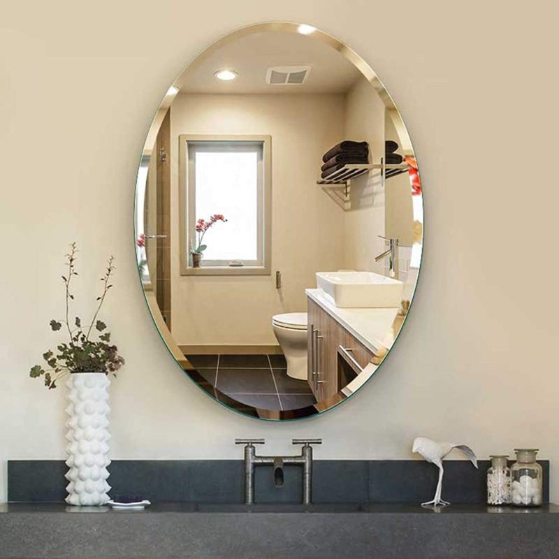 Mirror in the bathroom