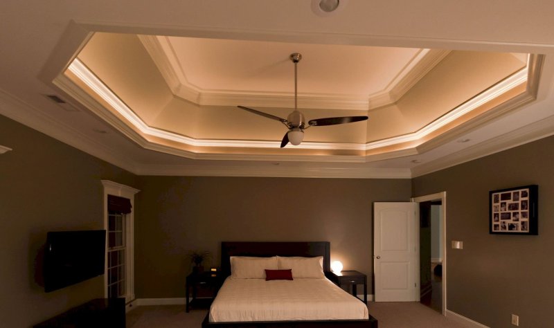 Ceilings in the bedroom